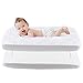 Bassinet Mattress Pad Cover Waterproof Quited Mattress Protector Hypoallergenic & Soft Fitted Baby Bassinet Size 15
