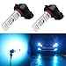 Alla Lighting H10 LED Fog Light Bulb, 9145 9140 9040 9045 ETI 56-SMD 3800 Lumens Extremely Super Bright Cars Trucks 9145 CANBUS LED Lights, 8000K Ice Blue primary