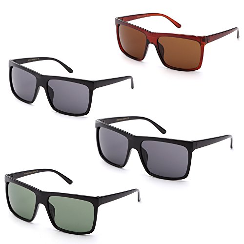 Newbee Fashion - Mens Plastic Fashion Sunglasses