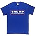 Donald Trump for President Make America Great Again T Shirt (X-Large, Royal Blue)