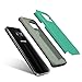 Galaxy S7 Edge Case, Enther [Snug Cushion] Rugged Heavdy Duty Protection Armor Dual Layer Hybrid Full Body Protective Case-Slim Fit-One Year Warranty-Color: Teal