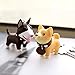 YGMONER Dog Keychains Bag Pendent, 4 Type Choosable (Shiba Inu)