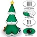Albrillo Christmas Inflatable Tree with LED Lights Indoor Outdoor Yard Lawn Decoration - Cute Fun Xmas Holiday Blow Up Party Display, 6 Foot Tall