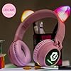 PowerLocus-Wireless-Bluetooth-Headphones-for-Kids-Kid-Headphone-Over-Ear-with-LED-Lights-Foldable-Headphones-with-MicrophoneVolume-LimitedWireless-and-Wired-Headphone-for-PhonesTabletsPCLaptops PowerLocus Wireless Bluetooth Headphones for Kids, Kid Headphone Over-Ear with LED Lights, Foldable Headphones with…
