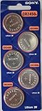 5x Sony CR2450 BR2450 CR 2450 - 3V Lithium Button Cell Battery Batteries - Official Genuine Sony