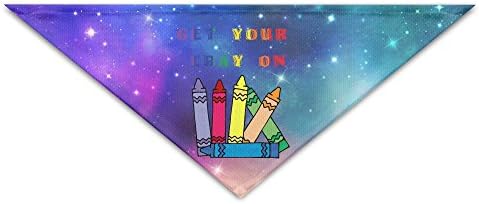 Get Your Cray On Baby Pet Triangle Head Scarfs Dog Scarves Puppy Triangle 18.5" X 12" X 7.5"