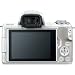 Canon EOS M50 Mirrorless Digital Camera (Silver) and 15-45mm STM Lens w/Rode VideoMicro Compact On-Camera Microphone + 64GB Transcend Memory Card, Camera Bag & More Essential Accessory Bundlethumb 2