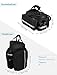 Lixada 2 in1 Bike Trunk Bag Casual Chest Sling Pack Bag Cycling Bicycle Rear Rack Carrier Bag Pannie (Black)