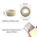 COOLAKE Balloon Glue Point 400 PCS, Double Side Glue Stickers Adhesive Tape Craft for Wedding Party Balloon Decor Art (4 Rolls)