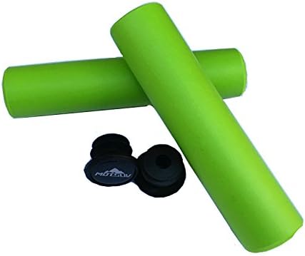 MOTSUV Bicycle Grips Sponge Handlebar High Density MTB Bicycle Handlebar Anti-slip Cycling Grip (green)