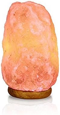 Himalayan Salt Lamp Natural Pink Glow Sea Hymalain Himilian Salt Rock Lamps(13-19 lbs,7.5-10" Height)Touch Brightness Dimmer Switch,