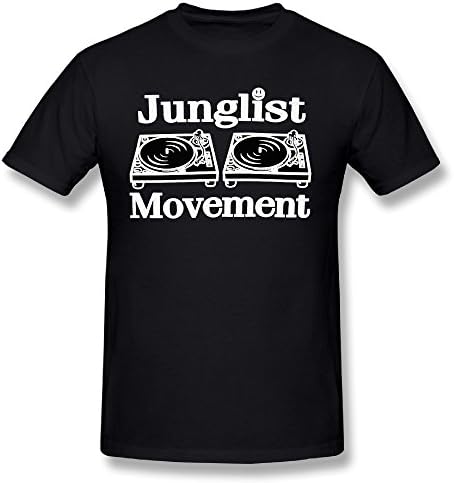 YIYONGFENGZHEN Men's Junglist Movement T-shirt 3X Black