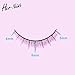 HER NAME best short eyelashes Soft mink false eyelashes Handmade natural looking fake eyelashes (5-Pairs)