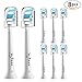 Replacement Toothbrush Heads for Philips Sonicare ProResults Gum Health HX9038/64,fits Gum Health,Plaque Control,DiamondClean,HealthyWhite Sonic Click-on Brush Handle(8 Pack)