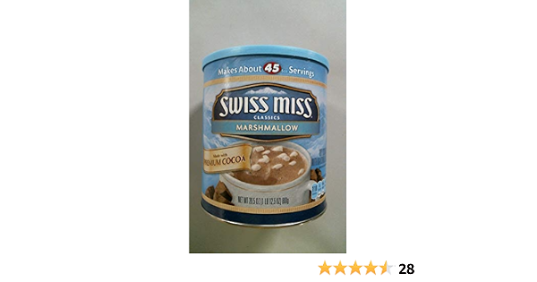 Swiss Miss cocao Milk chocolate marshm 28.5oz (070920474434)