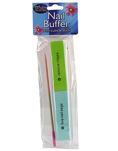 Nail buffer with cuticle stick - Pack of 96