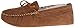 Minnetonka Men's Sheepskin Soft Leather Sole Moccasin Slipper