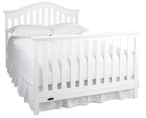 image for Storkcraft Graco Bryson 4-in-1 Convertible Crib, White, Easily Convert