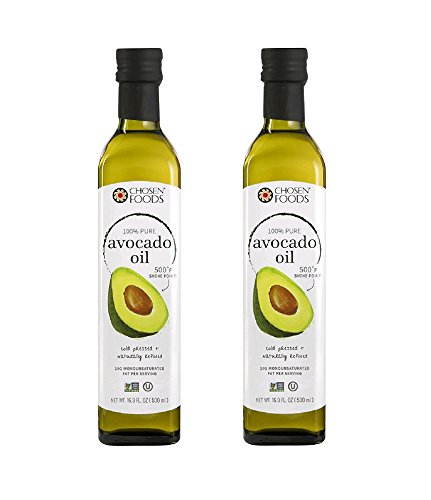 Chosen Foods, 100 % Pure Avocado oil ,16,9 fl oz(500 ml) , Pack of 2