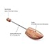 FootFitter Travel Cedar Shoe & Boot Tree, Portable & Compact American Cedar Wood Shoe Trees for Men (One Pair)