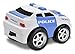 Kid Galaxy Squeezable Pull Back Police Car. Toddler Emergency Vehicle Toy for Kids Age 2 and Up