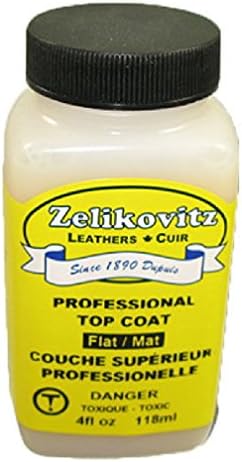 Zeli Professional Topcoat - Flat Finish 4 oz. Leathercraft