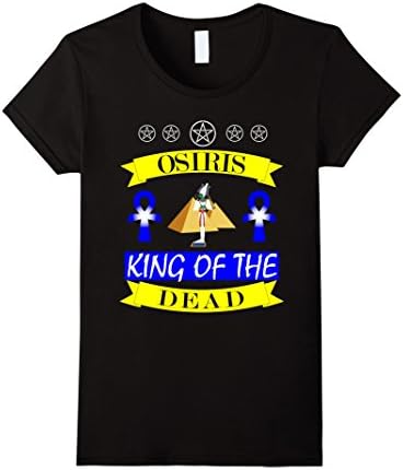 Women's Egyptian God Osiris Shirt Small Black