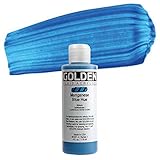 4 Oz Historical Fluid Acrylic Hues Paint Color: Manganese Blue Hue