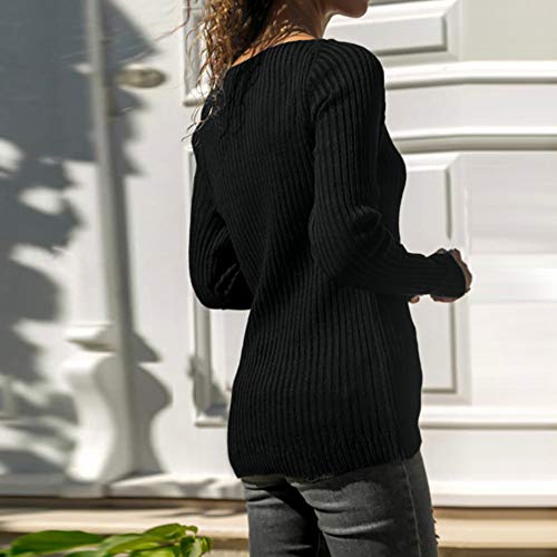 4 Blouses+Womens+SleeveSolid+Sweater+Pullover