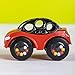 Bright Starts Ford Rattle & Roll Mustang Race Oball Car Toy Push and Go Vehicle, Easy Grasp, Ages 3 Months+, Red & Black