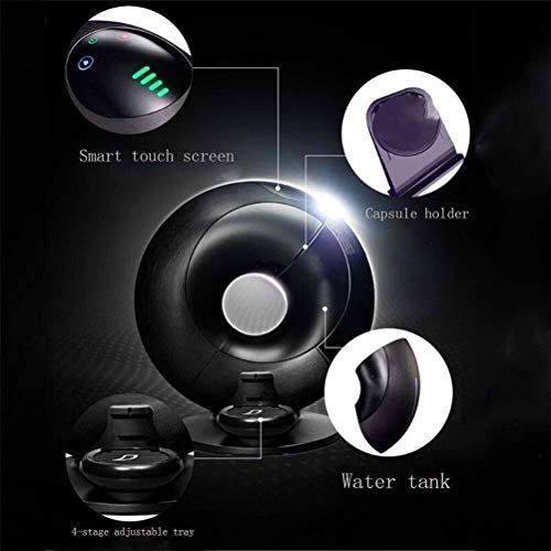 YQCX Kaffeemaschine Vollautomatische Touchscreen-Kapsel Automatische Warme 1600 Watt Espressomaschine, 6-10 Tasse… – Bild 3
