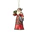 Enesco Jim Shore Heartwood Creek Swedish Santa Stone Resin, 4.5” Hanging Ornament, Multi Color