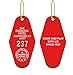 Fright Tags # 4 Key Tag - The Overlook Hotel #237 (Red) - The Shining