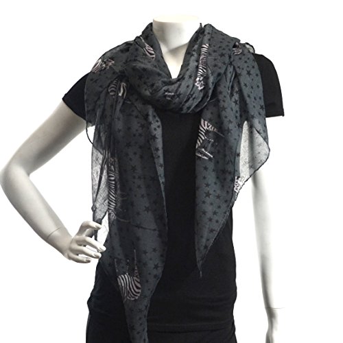Purse babe Premium quality colorful zebra and star prints scarf