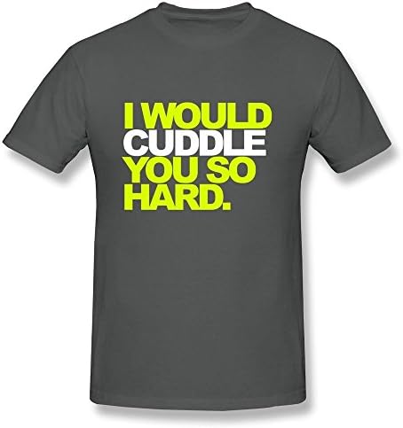 WSB Men's T Shirts Cute Cuddle Hard Custom Made T-shirts DeepHeather Size S
