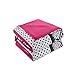 Twin/Twin XL Size Comforter Set - 3 Pieces All Season Bed in A Bag Set - Pink and Black Bedding Sets - Polka Dot, Zebra, Damask Print Bed Set Includs 1 Comforter, 1 Sham, 1 Décor Pillow - Sally
