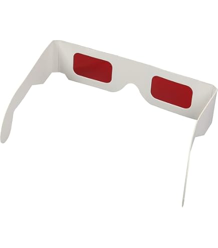 Educational Spy Decoder Glasses Red Secret Reveal Glasses - 3D Decoder ...