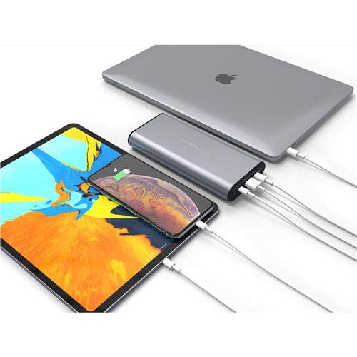 Powerbank Dual USB-C 27000 mAh 130 W QC - Space Gray - Afbeelding 4