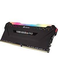 Corsair Vengeance RGB - Memoria DDR4 de 16 GB (2 x 8 GB), 2666 MHz, C16, color negro
