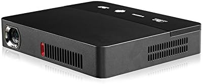 Wireless Projector, Dinly 2000 Lumens Android DLP Projector Mini Smart Android Pocket Projector WiFi Portable Rechargeable Cell Home Cinema Support Miracast Airplay HDMI VGA USB Input