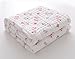 Binztec Muslin Baby Bath Towel and Blanket for Newborn Infants,Medical Grade Natural Antibacterial Cotton for Sensitive Skin,Rapid Absorption, 4141 inches,Best Mothercare Gift! (red butterfly)
