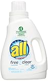 all Liquid Laundry Detergent, Free Clear for Sensitive Skin, 46.5 Fluid Ounces, 31 Loads