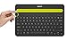 Logitech Bluetooth Multi-Device Keyboard K480 for Computers. Tablets and Smartphones. Black, Compact, Dial and Switch, Spill-Resistant Keyboard - 920-006342 (Renewed)