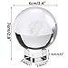 Bamboo's Grocery Galaxy Crystal Ball, 60mm, Full Sphere with Stand, Home Decoration (60mm Galaxy)