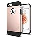 Spigen Tough Armor Designed for Apple iPhone SE Case (2016) - Rose Gold