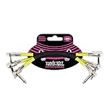 Ernie Ball Instrument Cable, Black, Flat 6 in