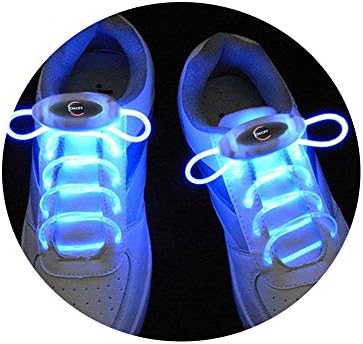 YJiaJu RGB 80cm Glow Shoelaces LED Sport Shoelaces Glow Stick Flashing Neon Luminous Laces Pink for Women Men