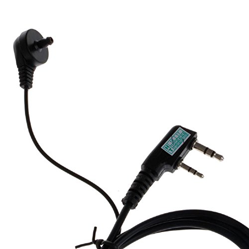 LIYUDL Walkie Talkie Headset Headphone Mic Earpiece For Kenwood Baofeng Radio 2 Pin Pro