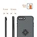 MORPHEUS LABS M4s iPhone 8 Plus Bike Mount iPhone 7 Plus Bike Mount, Phone Holder & iPhone 8 Plus Case, Bicycle Holder, fits to Most Handlebars, with Quick Lock Magnetic for iPhone 7Plus /8Plus [Grey]