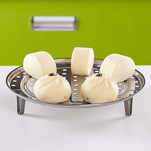 Steaming Rack Household Stainless Steel Cooking Ware Thickened Steaming Rack Stand (10 inch)
